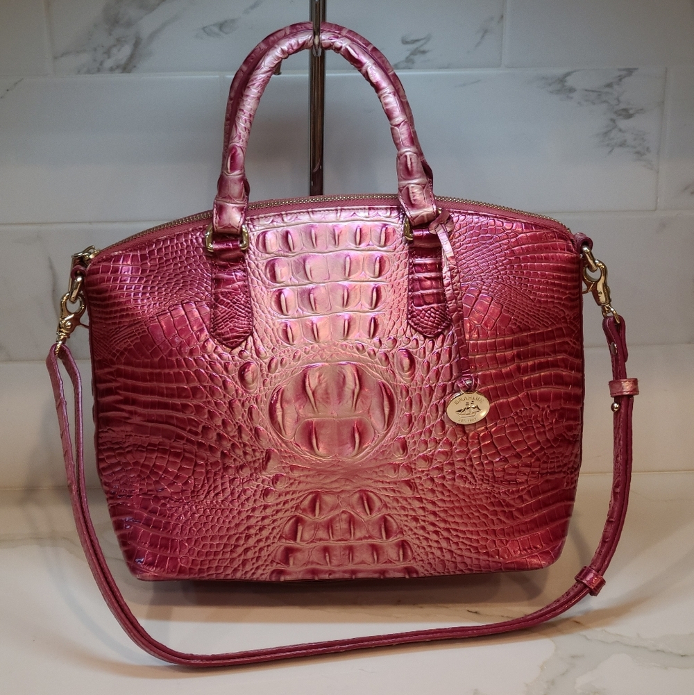 Brahmin Lotus Melbourne Duxbury Satchel GUC